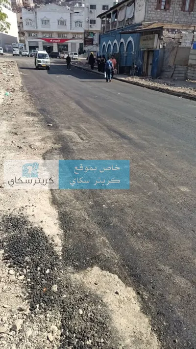 اخبار اليمن الان بدء سفلتة اهم شوارع عدن اخبار اليمن الان الحدث اليوم عاجل