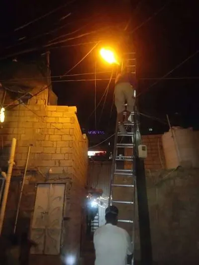 اخبار اليمن الان استمرار أعمال إنارة الشوارع الخامس اخبار اليمن الان الحدث اليوم عاجل