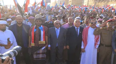 اخبار اليمن الان الزبيدي التاريخية مهرجانا جماهيريا بمناسبة اخبار اليمن الان الحدث اليوم عاجل