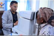 سام برس تدشين مخيم طبي مجاني لأمراض العيون...
