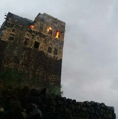 اخبار اليمن الان اندلاع بمنازل مواطنين تعرضها الضربة اخبار اليمن الان الحدث اليوم عاجل