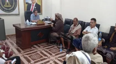 اخبار اليمن الان الحالمي يلتقي مديريتي الباحة والمسيمير اخبار اليمن الان الحدث اليوم عاجل