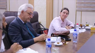 اخبار اليمن الان مدير يلتقي خبراء الاتحاد الأوروبي اخبار اليمن الان الحدث اليوم عاجل