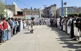 صحيفة الثورة صنعاء اخبار اليمن الان وقفة تنديدا بجرائم العدو الصهيوني اخبار اليمن الان الحدث اليوم عاجل صحيفة الثورة صنعاء