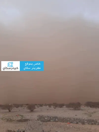 اخبار اليمن الان عواصف رملية عنيفة طريقا الرؤية اخبار اليمن الان الحدث اليوم عاجل