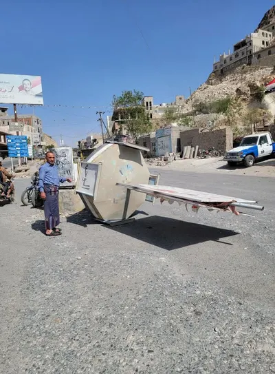 اخبار اليمن الان بالصورة العاصفة تتسبب بسقوط الوحدة اخبار اليمن الان الحدث اليوم عاجل