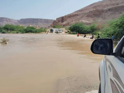 اخبار اليمن الان سيول الطريق الرابط سيئون والمكلا اخبار اليمن الان الحدث اليوم عاجل