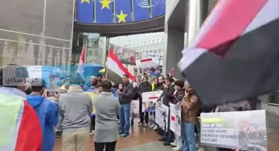 اخبار اليمن الان احتجاجية اليمنيين البرلمان الأوروبي للمطالبة اخبار اليمن الان الحدث اليوم عاجل