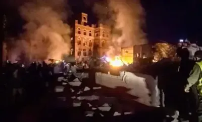 اخبار اليمن الان مقاتلون حوثيون يوثقون إطلاق وسقوطه اخبار اليمن الان الحدث اليوم عاجل