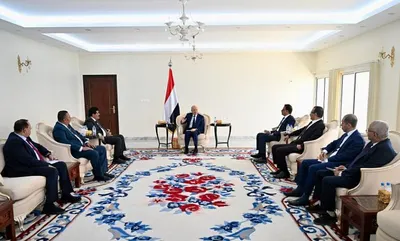 اخبار اليمن الان العليمي الشراكة الوطنية لاستعادة الإيراني اخبار اليمن الان الحدث اليوم عاجل