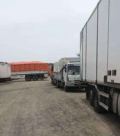 اخبار اليمن الان ازدحام الباحة شاحنة تنتظر العبور اخبار اليمن الان الحدث اليوم عاجل