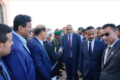 اخبار اليمن الان مراسم إستقبال الرئيس الزبيدي شبوة اخبار اليمن الان الحدث اليوم عاجل