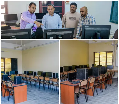 اخبار اليمن الان الحاسوب وتكنولوجيا المعلومات استعدادا للافتتاح اخبار اليمن الان الحدث اليوم عاجل