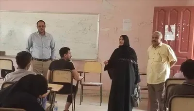 اخبار اليمن الان مسؤول يتفقد الاختبارات بالمعهد التجاري اخبار اليمن الان الحدث اليوم عاجل