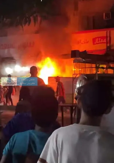 اخبار اليمن الان حريق هائل يلتهم انفجار أسطوانة اخبار اليمن الان الحدث اليوم عاجل