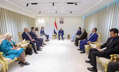 اخبار اليمن الان تستقبل الدولي الاقتصادي وتعزيز الشراكة اخبار اليمن الان الحدث اليوم عاجل