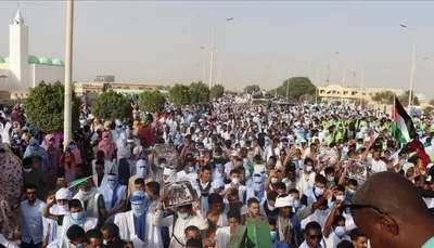 اخبار اليمن الان موريتانيا مظاهرات منددة بالإبادة الإسرائيلية اخبار اليمن الان الحدث اليوم عاجل