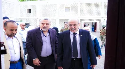 اخبار اليمن الان الكثيري يتفقد بالجهاز المركزي للإحصاء اخبار اليمن الان الحدث اليوم عاجل