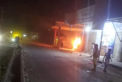 اخبار اليمن الان حريق يلتهم محطة وقود الجوف اخبار اليمن الان الحدث اليوم عاجل