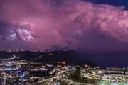 عاجل السعودية اخبار اليمن الان البرق يعانق الغيوم الوسم والباحة اخبار اليمن الان الحدث اليوم عاجل عاجل السعودية