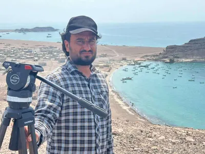 اخبار اليمن الان صورة للصحفي الدبيس مضيق المندب اخبار اليمن الان الحدث اليوم عاجل