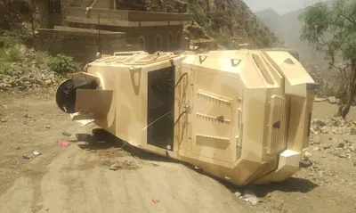 اخبار اليمن الان مدرعة سعودية تثير السخرية تعز اخبار اليمن الان الحدث اليوم عاجل