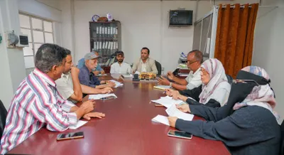 اخبار اليمن الان اجتماع لمتابعة البرنامج الاستثماري بمديرية اخبار اليمن الان الحدث اليوم عاجل