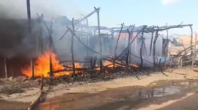 اخبار اليمن الان حريق نازحين بأبين يتسبب بتشريد اخبار اليمن الان الحدث اليوم عاجل