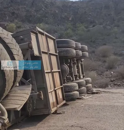 اخبار اليمن الان انقلاب شاحنة القلق تفاصيل الحادث اخبار اليمن الان الحدث اليوم عاجل