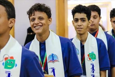 اخبار اليمن الان برعاية الفائزين البطولة العربية للروبوت اخبار اليمن الان الحدث اليوم عاجل