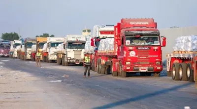 اخبار اليمن الان قافلة مساعدات مصرية تتجه معبر اخبار اليمن الان الحدث اليوم عاجل