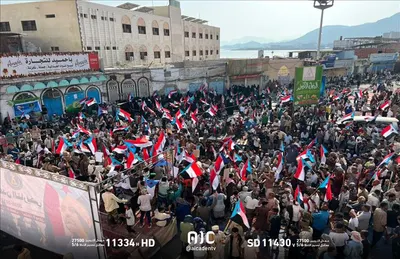اخبار اليمن الان المكلا جماهيرية التاريخي وتفويض الزبيدي اخبار اليمن الان الحدث اليوم عاجل