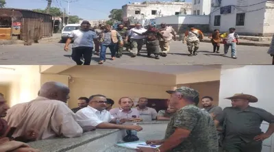 اخبار اليمن الان القاضي الشعبي يتفقد العمل التواهي اخبار اليمن الان الحدث اليوم عاجل