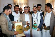 صحيفة الثورة صنعاء اخبار اليمن الان تكريم وكيل نيابة الأموال العامة اخبار اليمن الان الحدث اليوم عاجل صحيفة الثورة صنعاء
