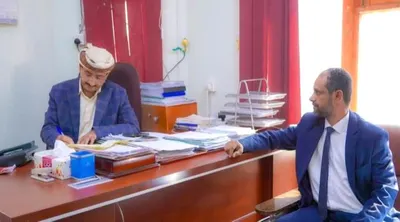 اخبار اليمن الان المحافظ باستقبال التنفيذي والشخصيات الاجتماعية اخبار اليمن الان الحدث اليوم عاجل