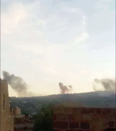 اخبار اليمن الان صورة غارات استهدفت مدينة التربة اخبار اليمن الان الحدث اليوم عاجل