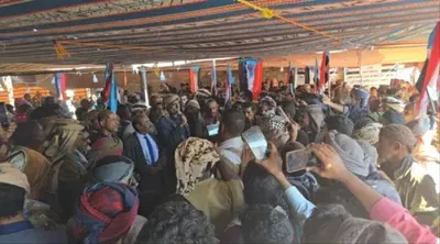 اخبار اليمن الان توافد أبناء مديرية الصعيد الاعتصام اخبار اليمن الان الحدث اليوم عاجل