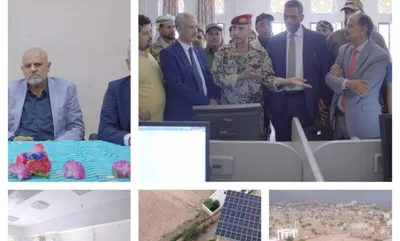 اخبار اليمن الان تدشين مشروع شمسية ومعمل التربة اخبار اليمن الان الحدث اليوم عاجل