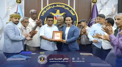 اخبار اليمن الان السقاف يكرم قيادات بانتقالي العاصمة اخبار اليمن الان الحدث اليوم عاجل