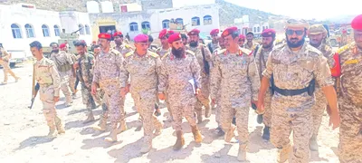 اخبار اليمن الان المنطقة العسكرية الرابعة يتفقدان العملياتي اخبار اليمن الان الحدث اليوم عاجل