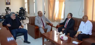 اخبار اليمن الان التخطيط ورئيس يبحثان التعاون المشترك اخبار اليمن الان الحدث اليوم عاجل