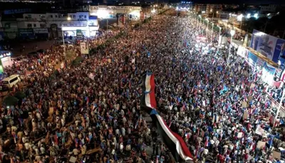 اخبار اليمن الان جماهير الانتقالي تحاصر حكومة الزنداني اخبار اليمن الان الحدث اليوم عاجل