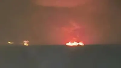اخبار اليمن الان حادث مضيق هرمز وحرائق السفن اخبار اليمن الان الحدث اليوم عاجل