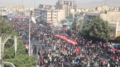 اخبار اليمن الان بدموع المشيعين وهتافاتهم الأخير خامنئي اخبار اليمن الان الحدث اليوم عاجل