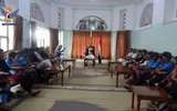 صحيفة الثورة صنعاء اخبار اليمن الان محافظ يلتقي فريق نادي القدم اخبار اليمن الان الحدث اليوم عاجل صحيفة الثورة صنعاء