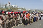 صحيفة الثورة صنعاء اخبار اليمن الان استقبال أسرى محررين أبناء محافظة اخبار اليمن الان الحدث اليوم عاجل صحيفة الثورة صنعاء