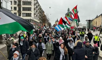 اخبار اليمن الان متظاهرون بستوكهولم ينددون بخطة ترامب اخبار اليمن الان الحدث اليوم عاجل