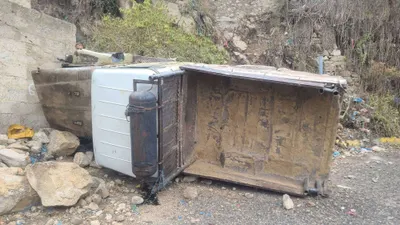 اخبار اليمن الان إنقلاب سيارة طريق جبل بتعز اخبار اليمن الان الحدث اليوم عاجل