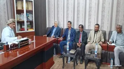 اخبار اليمن الان محافظ يستقبل فريقا رئاسة الانتقالي اخبار اليمن الان الحدث اليوم عاجل
