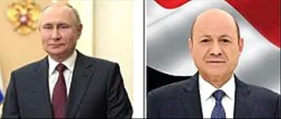 اخبار اليمن الان القيادة الرئاسي يهنىء الرئيس بوتين اخبار اليمن الان الحدث اليوم عاجل